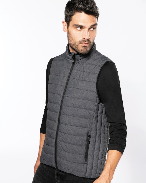 KARIBAN Leichte Herren-Steppweste Jacke personalisierbar