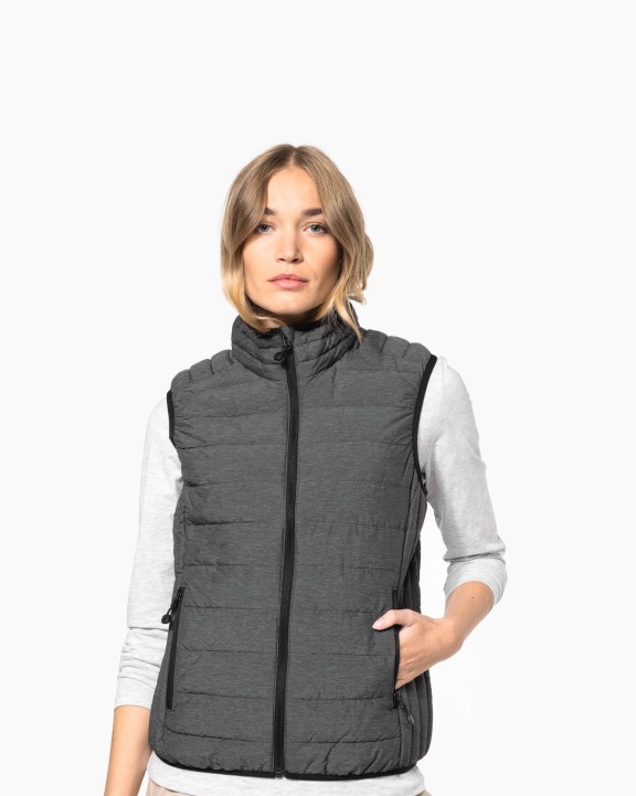 KARIBAN Leichte Damen-Steppweste Jacke personalisierbar