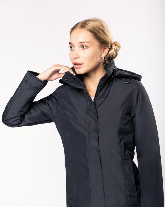 KARIBAN Damenparka Jacke personalisierbar
