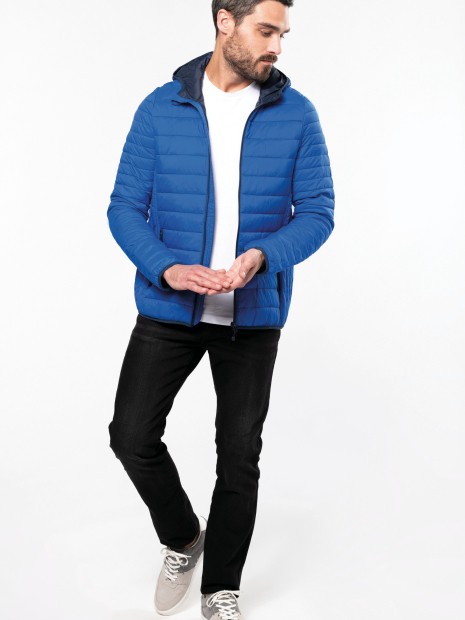 Vestes à personnaliser KARIBAN Doudoune légère capuche homme 