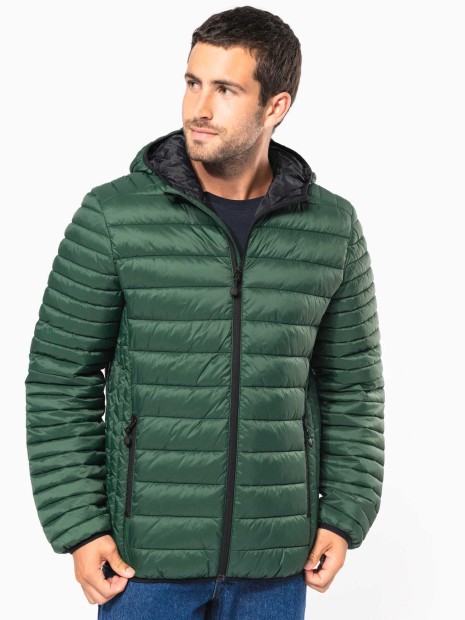 Vestes à personnaliser KARIBAN Doudoune légère capuche homme 