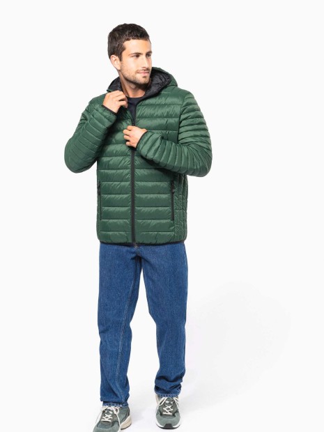 Vestes à personnaliser KARIBAN Doudoune légère capuche homme 