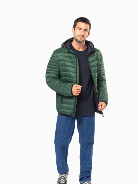 Vestes à personnaliser KARIBAN Doudoune légère capuche homme 