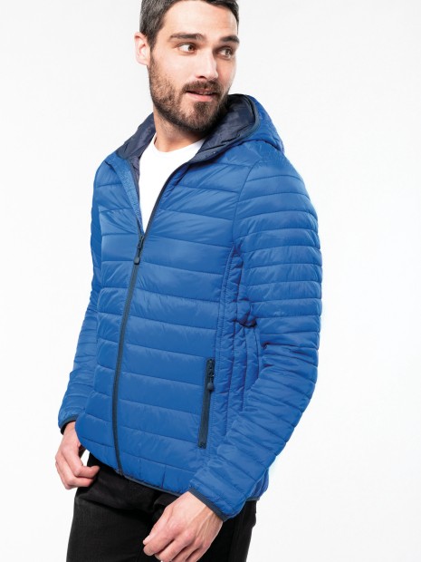 Vestes à personnaliser KARIBAN Doudoune légère capuche homme 