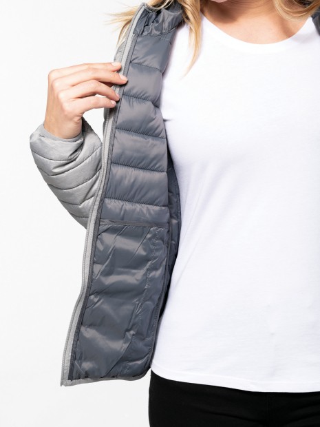 Vestes à personnaliser KARIBAN Doudoune légère capuche femme 