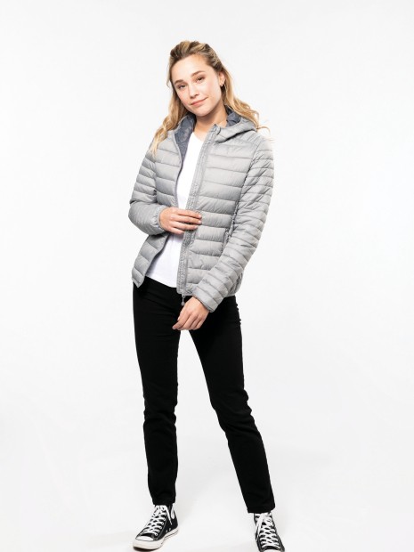 Vestes à personnaliser KARIBAN Doudoune légère capuche femme 