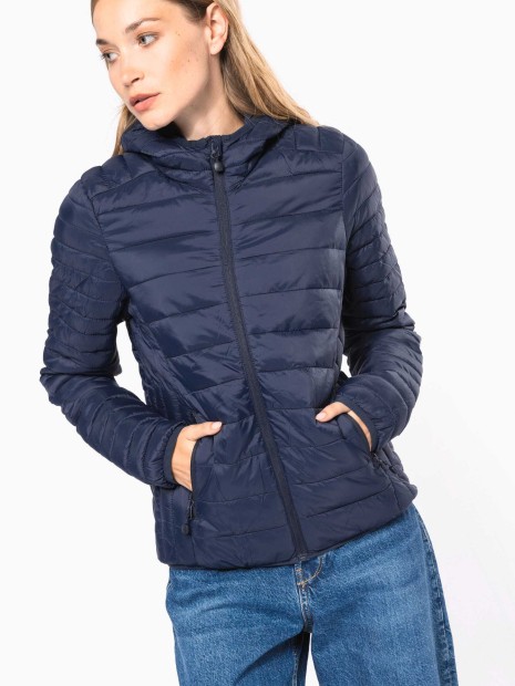 Vestes à personnaliser KARIBAN Doudoune légère capuche femme 