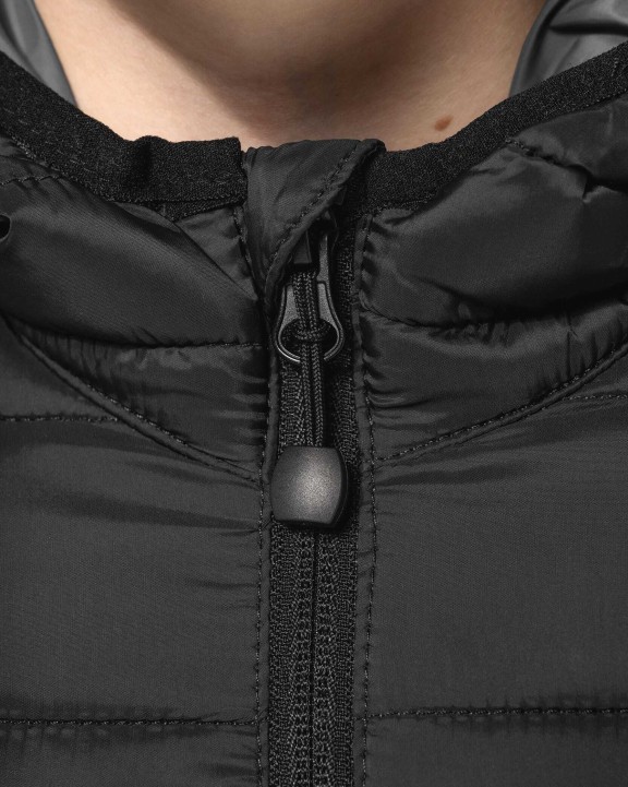 KARIBAN Leichte Steppjacke mit Kapuze Jacke personalisierbar