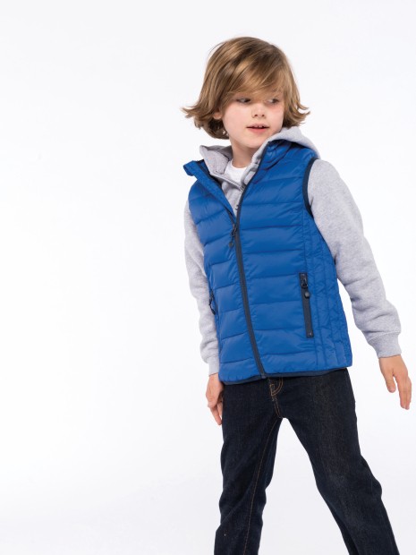 Vestes à personnaliser KARIBAN Doudoune légère sans manches enfant 