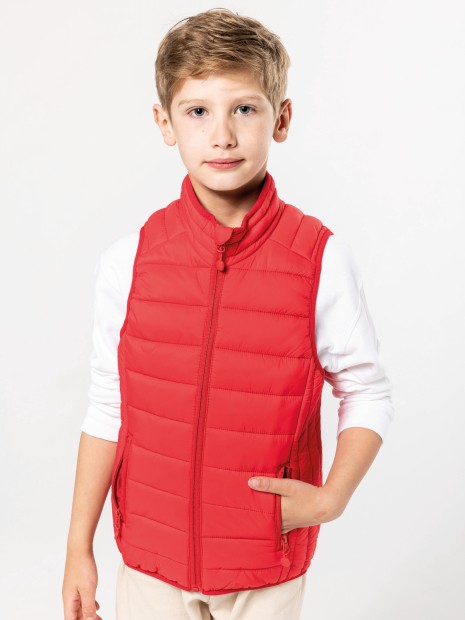 Vestes à personnaliser KARIBAN Doudoune légère sans manches enfant 