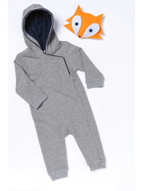 KARIBAN Grenouillère bébé avec capuche  personnalisable