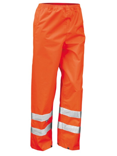 RESULT Pantalon High Viz flo orange personnalisable