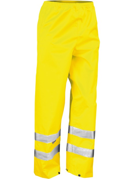 RESULT Pantalon High Viz fluo yellow personnalisable