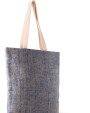 Tote bag personnalisable KIMOOD Sac en toile de jute teint 100% naturel