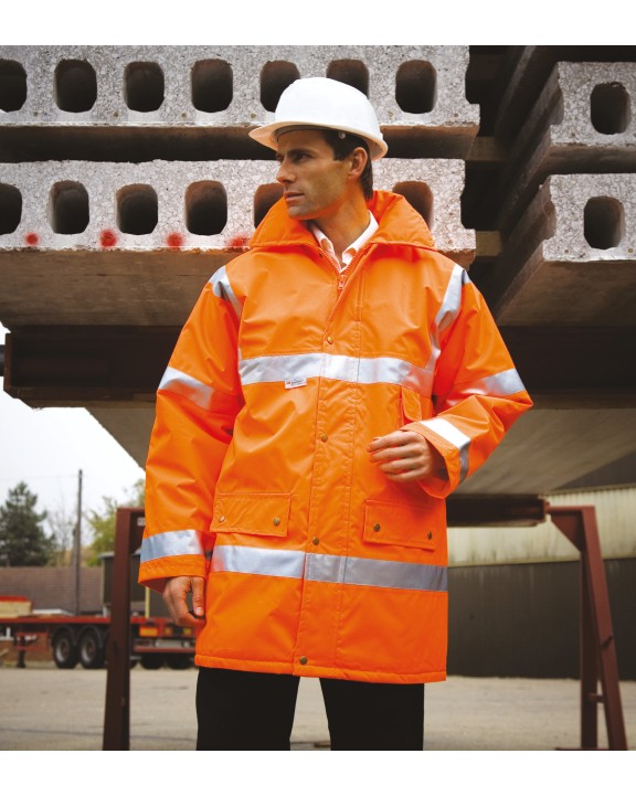 RESULT High-Viz Safety Jacket Jacke personalisierbar