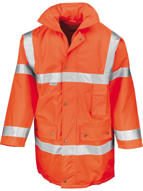 RESULT Parka de sécurité High Viz flo orange personnalisable