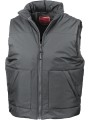 RESULT Bodywarmer doublé polaire gris personnalisable