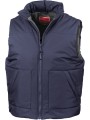 RESULT Bodywarmer doublé polaire bleu marine personnalisable