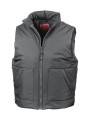 RESULT Bodywarmer doublé polaire dark grey personnalisable
