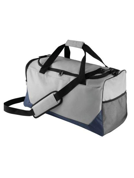 KIMOOD Sac de sport bleu marine/gris clair personnalisable