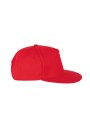 K-UP Casquette snapback - 5 panneaux rouge personnalisable