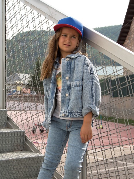 Casquettes à personnaliser K-UP Casquette enfant snapback - 5 panneaux 