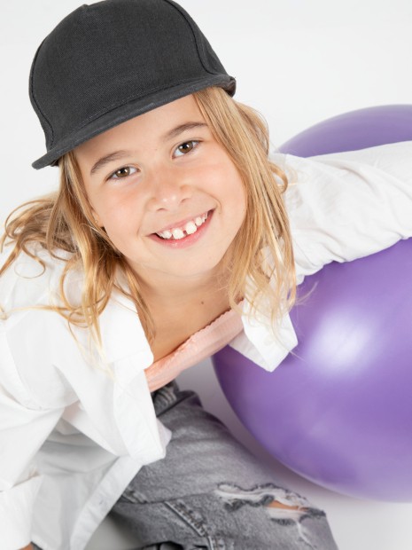 Casquettes à personnaliser K-UP Casquette enfant snapback - 5 panneaux 