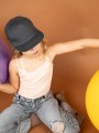 Casquettes à personnaliser K-UP Casquette enfant snapback - 5 panneaux 