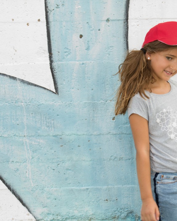 Casquette personnalisable K-UP Casquette enfant avec sandwich contrasté - 5 panneaux