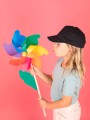 Casquettes à personnaliser K-UP Casquette enfant avec sandwich contrasté - 5 panneaux 
