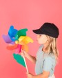 Petje K-UP Kinderpet Met 5 Panelen En Contrasterende Bies voor bedrukking &amp; borduring