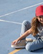 Casquette personnalisable K-UP Casquette enfant avec sandwich contrasté - 5 panneaux