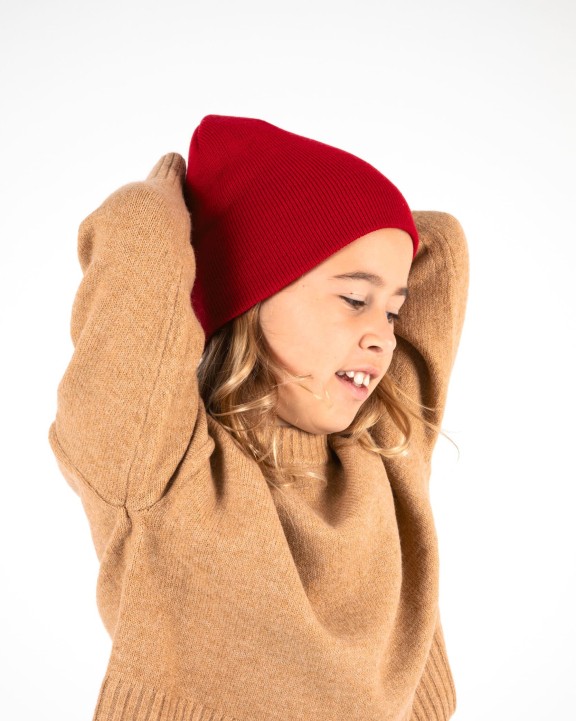 K-UP Kinder Strickmütze Mütze, Schal & Handschuh personalisierbar