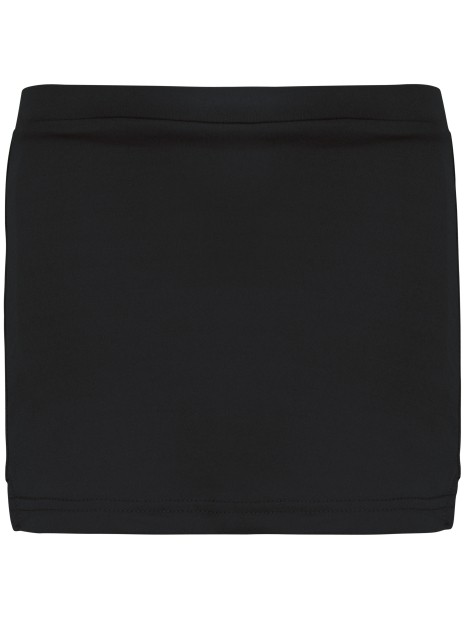 PROACT Jupe de tennis enfant noir personnalisable