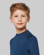 PROACT Kinder Langarm Doppelhaut T-Shirt. Schnelltrocknend T-Shirt personalisierbar
