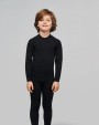 PROACT Kinder Langarm Doppelhaut T-Shirt. Schnelltrocknend T-Shirt personalisierbar