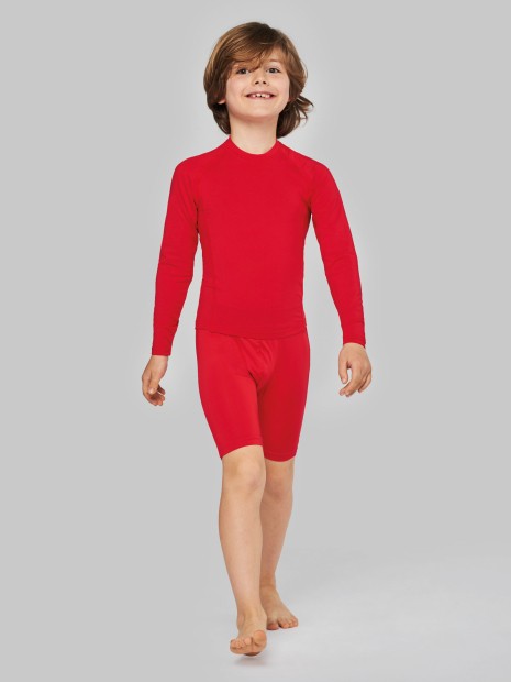 T-Shirts à personnaliser PROACT T-shirt double peau sport manches longues enfant 