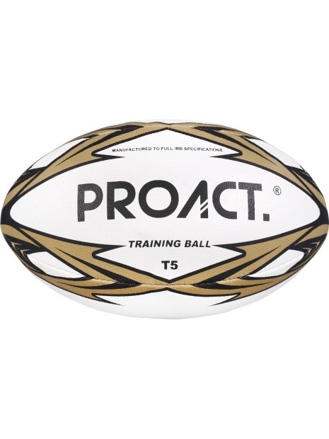 PROACT Ballon challenger T5 white / black / gold personnalisable