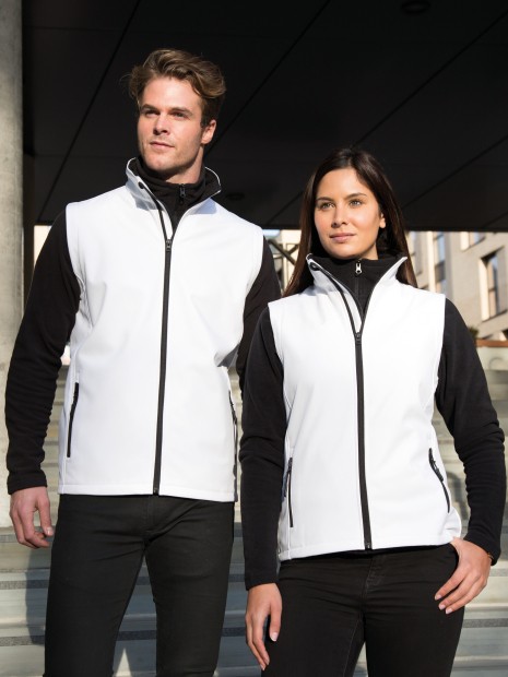 Softshells à personnaliser RESULT Bodywarmer Softshell Homme Printable 