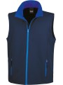RESULT Bodywarmer Softshell Homme Printable marine/royal personnalisable
