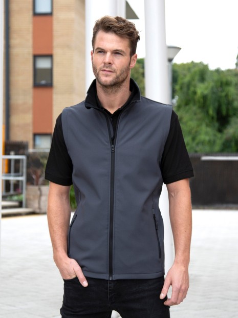 Softshells à personnaliser RESULT Bodywarmer Softshell Homme Printable 