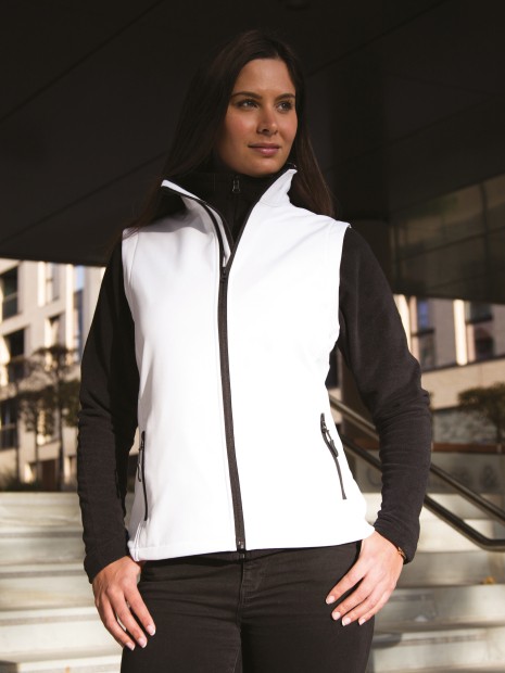 Softshells à personnaliser RESULT Bodywarmer Softshell Femme Printable 