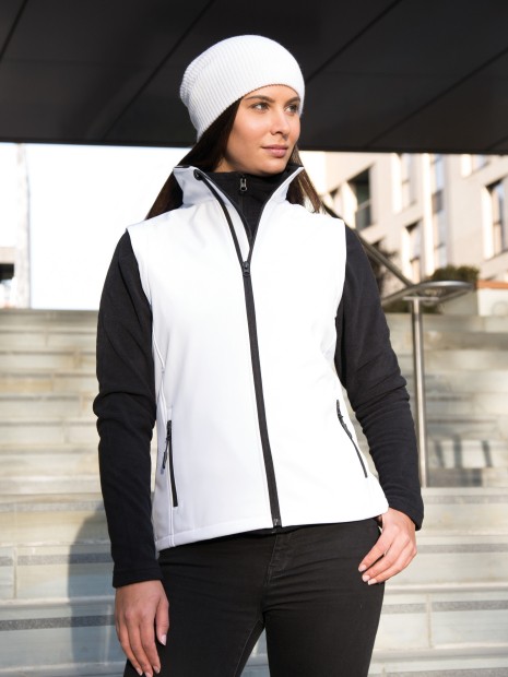 Softshells à personnaliser RESULT Bodywarmer Softshell Femme Printable 