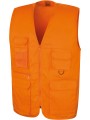 RESULT Gilet Safari orange personnalisable
