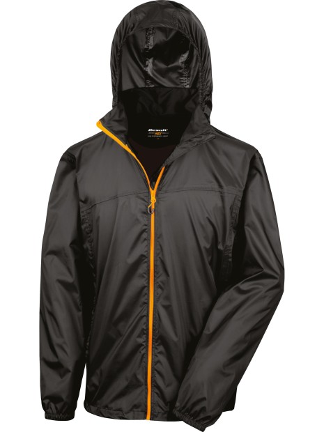 RESULT Coupe-vent Hdi Quest Lightweight Stowable noir/orange personnalisable