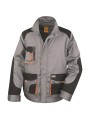 RESULT Veste Lite grey/black/orange personnalisable