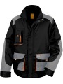 RESULT Veste Lite black/grey/orange personnalisable