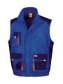 RESULT Gilet multipoches Lite royal/navy/orange personnalisable