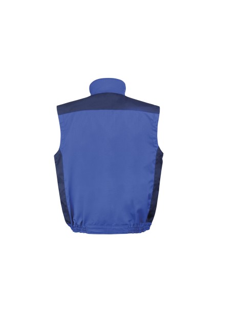 RESULT Gilet multipoches Lite Royal / Navy / Orange personnalisable
