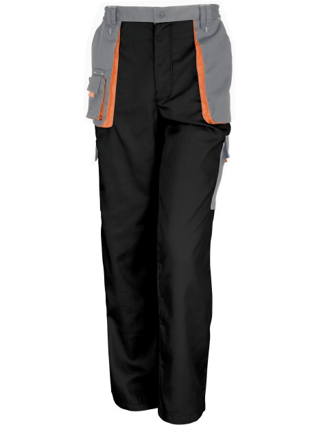 RESULT Pantalon Lite black/grey/orange personnalisable